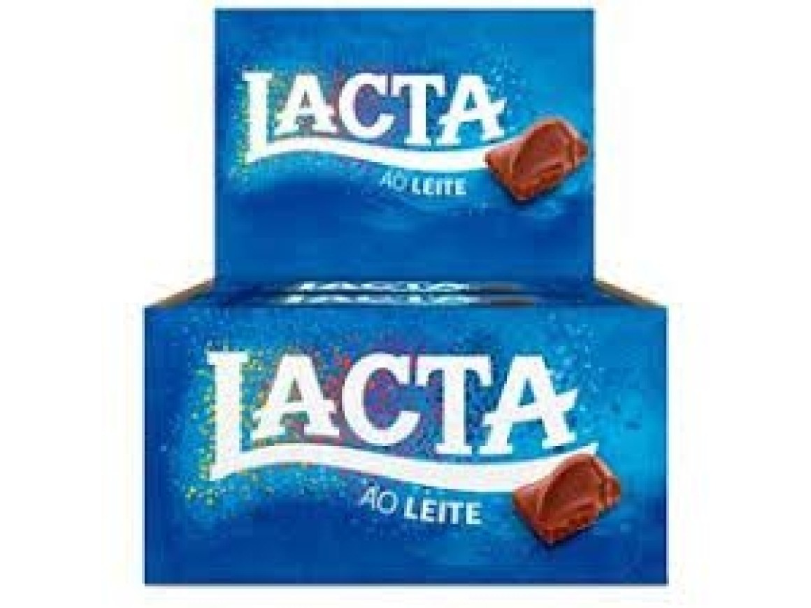 Chocolate Ao Leite Laka C/12un De 34g - Lacta